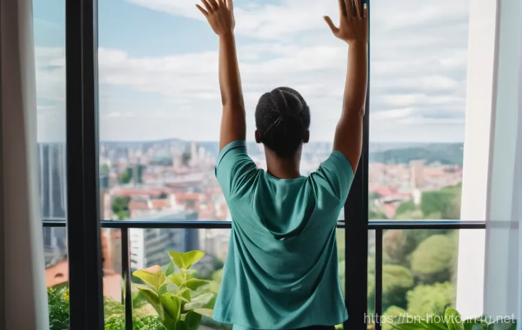 원격 근무 활용법 - **Prompt: The Inspired Home Workspace**
    A bright and airy home office corner, meticulously tidy ...