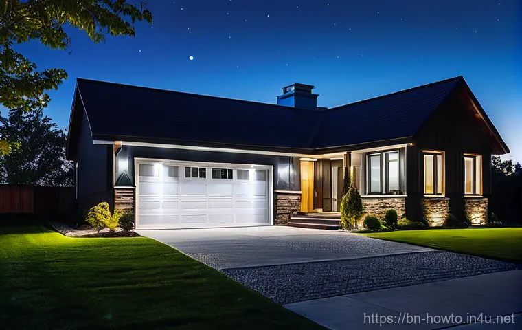 스마트 조명 활용법 - **Prompt: A cozy and modern living room illuminated by smart lights. The lighting casts a warm, invi...