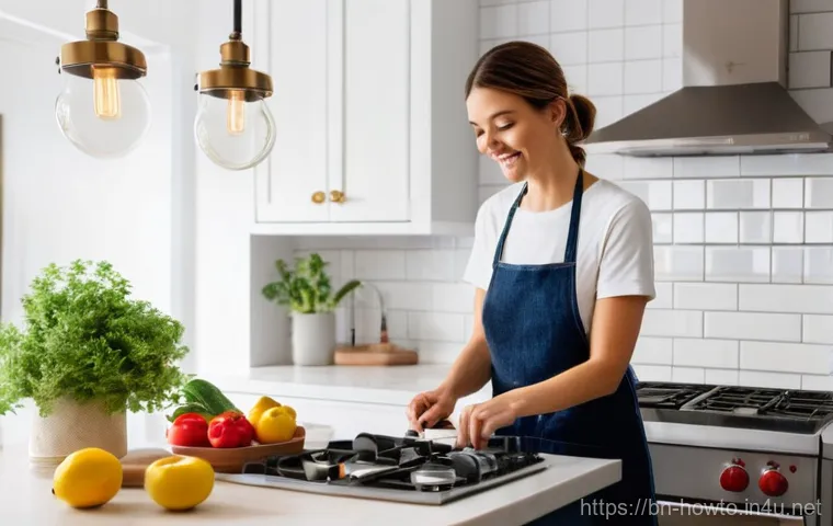 스마트 조명 활용법 - **Prompt: An exterior wide shot of a contemporary suburban house at night. The smart outdoor lights ...