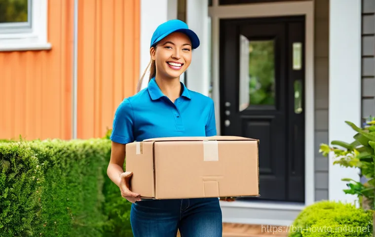 아마존 프라임 활용법 - **Prompt Title: "Joyful Fast Delivery"**
    *   **Description**: A vibrant and dynamic image captur...