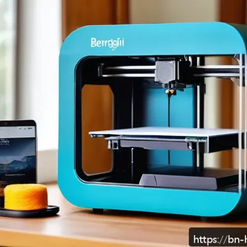 Home 33 3D 프린터 활용법 - A detailed scene of a modern home workshop in a Bengali household, featuring a desktop 3D printer ac...